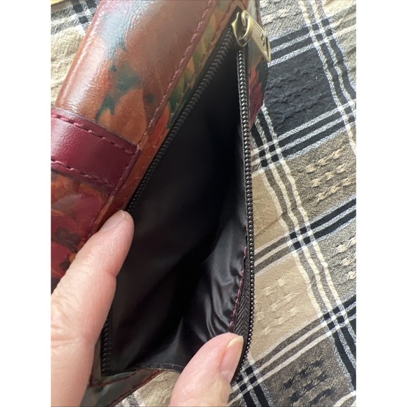 Patricia Nash Torri Small Floral Leather Crossbody Bag Clutch 7.5" x 5" x 2" - Picture 3 of 14